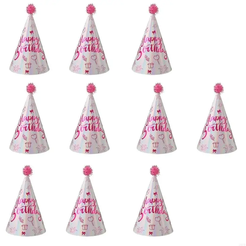 2025 New 10xFoil Cone Shaped Party Hat For Birthdays Holidays And Special Occasion