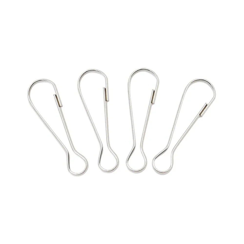 10 Pieces Flag pole clips Anti Wrap Anti-rust Attachment Clip Fixings Flag Pole Snaps Flagpole Stainless Steel