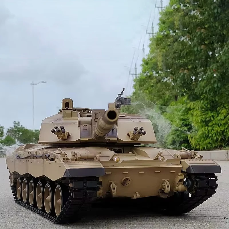 Henglong 3908-1 British Challenger II Remote Control RC Main Battle Tank Military Off-Road Model 7.0 System Battle boy Toy