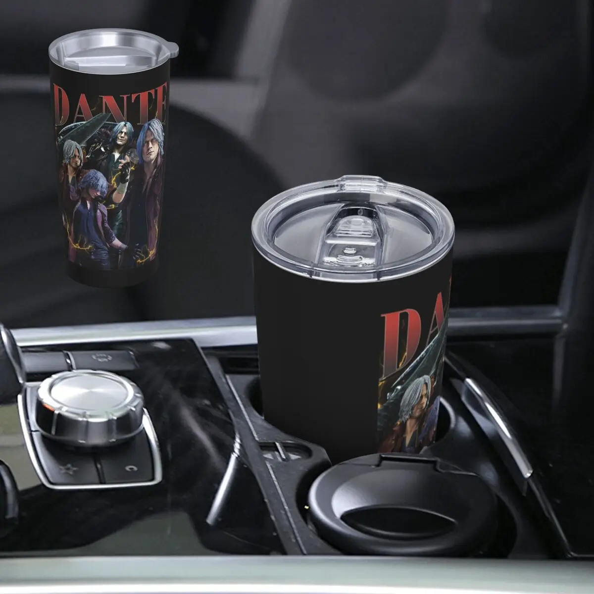 Limited Dante Devil May Cry Stainless Steel Tumbler Vacuum Insulated Mugs Thermal Cold Bottle Straw With Lid 20oz