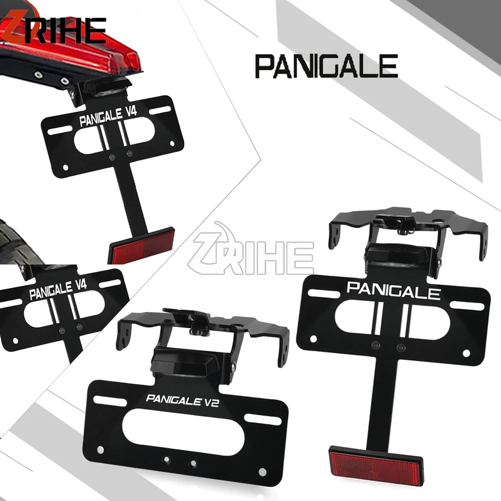 

Aluminum Motorcycle License Plate Relocation Bracket 2025 For Ducati Panigale V4 S SP R Speciale Streetfighter/Panigale V2 2018