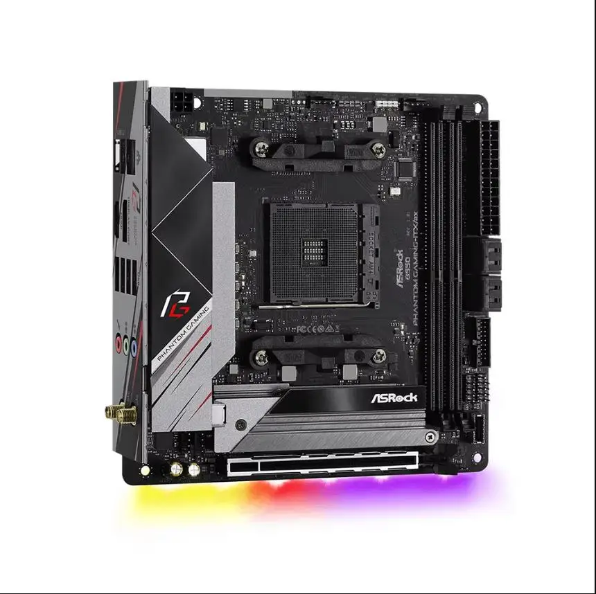 ASRock B550 Phantom Gaming-ITX/ax Motherboard Support 3600X 5600G