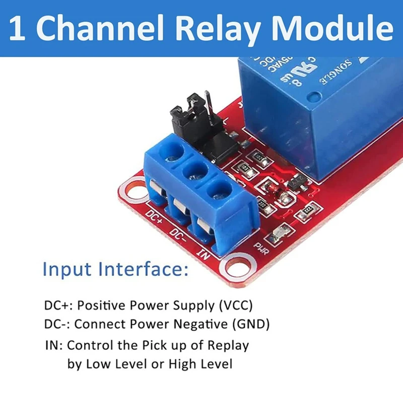 10 ชิ้นโมดูลรีเลย์ DC 12 โวลต์รีเลย์บอร์ด 1 ช่องพร้อมการแยก OPTOCOUPLER รองรับระดับสูงหรือต่ํา