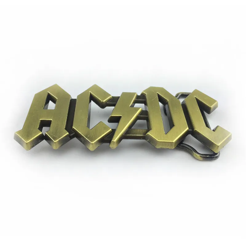 

Пряжка ремня ACDC из цинкового сплава, повседневная ковбойская пряжка ремня в стиле ретро в стиле вестерн