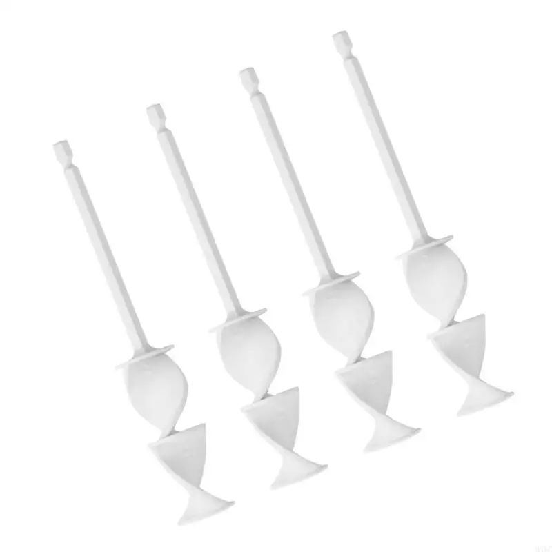M4YC 4PCS الطلاء المقاوم للملابس مقاوم للقضيب القضيب سداسي سداسي سداسية الراتفية الايبوكسي الخلاط