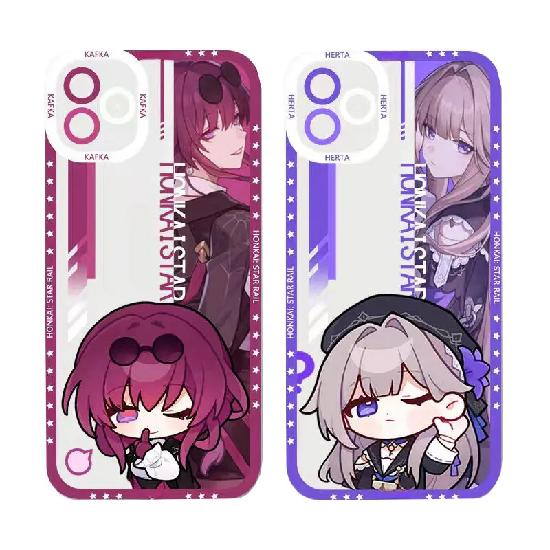 Honkai Star Rail Cute Robin Dan Heng Case For Motorola Moto G22 G30 G53 G52 G32 G73 G72 G71 G60S G9 Play Plus EDGE 40 PRO Cover