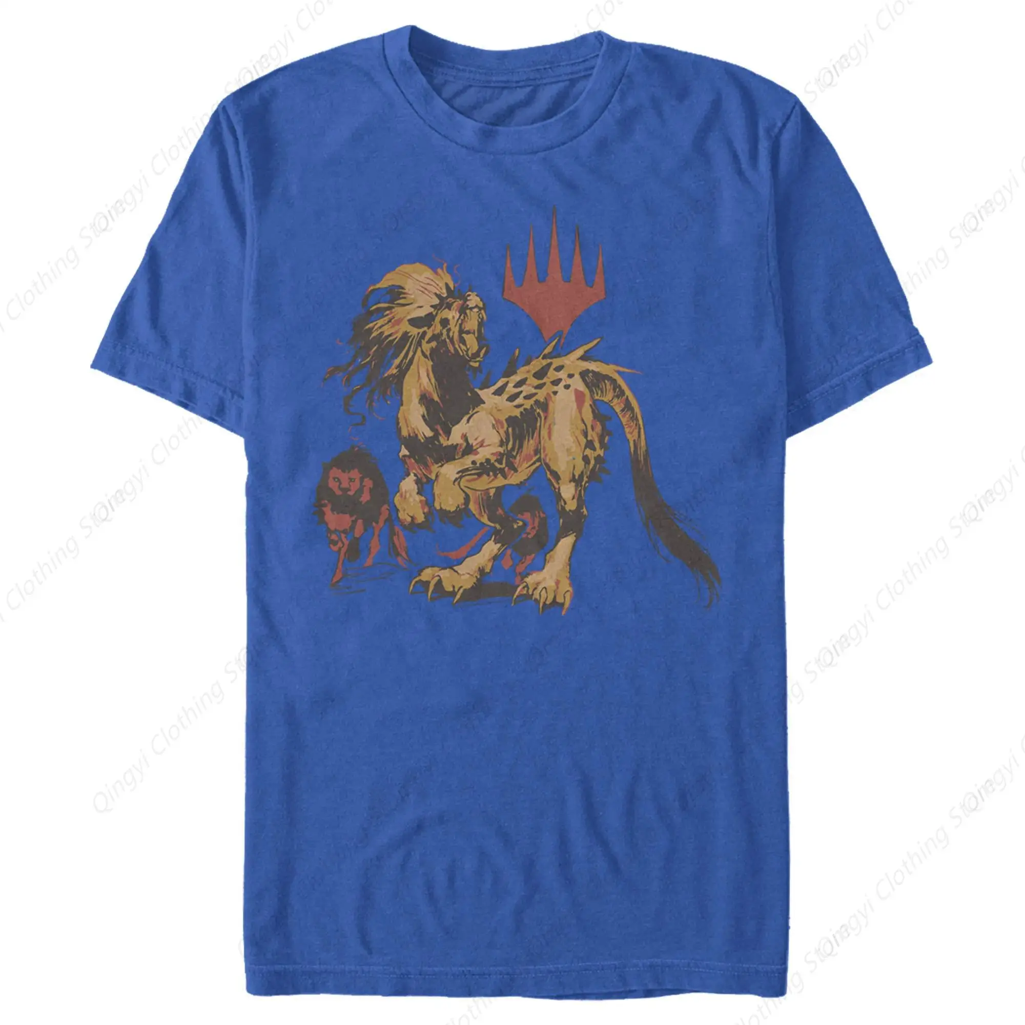 Magic: The Gathering Deadly Behemoth T-Shirt - Royal Blue