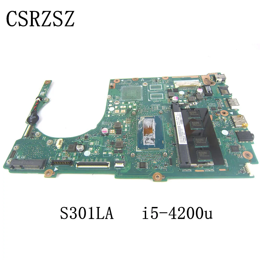 

For ASUS Original Mainboard S301LA Laptop motherboard REV 2.2 with i5-4200u CPU Fully Tested