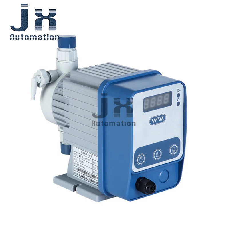 220V Electromagnetic Diaphragm Metering Pump with Pulse/4-20mA Control Micro Dosing Pump for Water Treatment