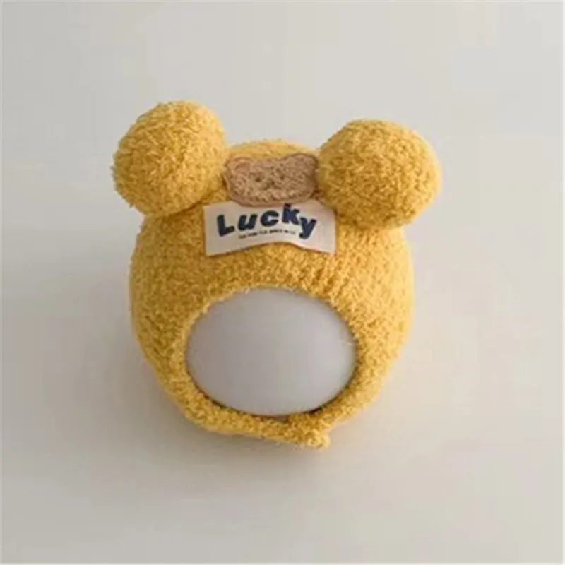 قبعات شتوية دافئة للأطفال والبنات والأولاد قبعات من الصوف مع قبعات لحماية الأذن من الصوف #3