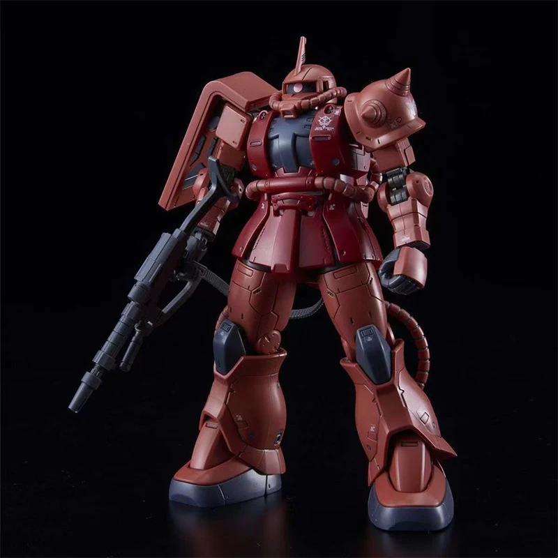 Em estoque hg 1/144 MS-06Ck zaku metade canhão modelo de montagem de alta qualidade figura de ação modelo presente brinquedo coleção para crianças