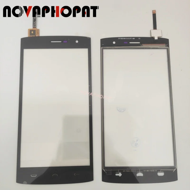 Black Touch Screen For BQ 5502 Hammer Glass Sensor Digitizer Screen Touchpad