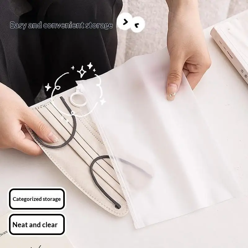 10 Stück multifunktionale Reise-Organizer-Taschen, Kosmetik- und Toilettenartikel-Taschen, Reißverschlusstaschen geeignet für Reisen und Camping. – Detail 4