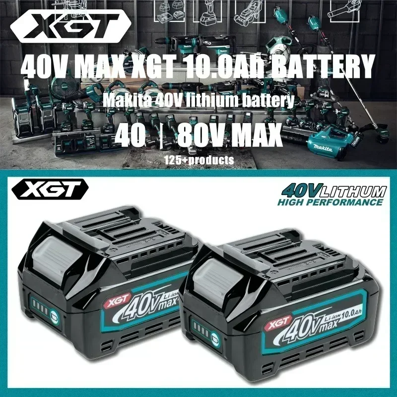 Makita 40V MAX XGT Lithium Ion Battery 10.0AH Original Battery BL4020 BL4025 BL4040 BL4050 BL4080