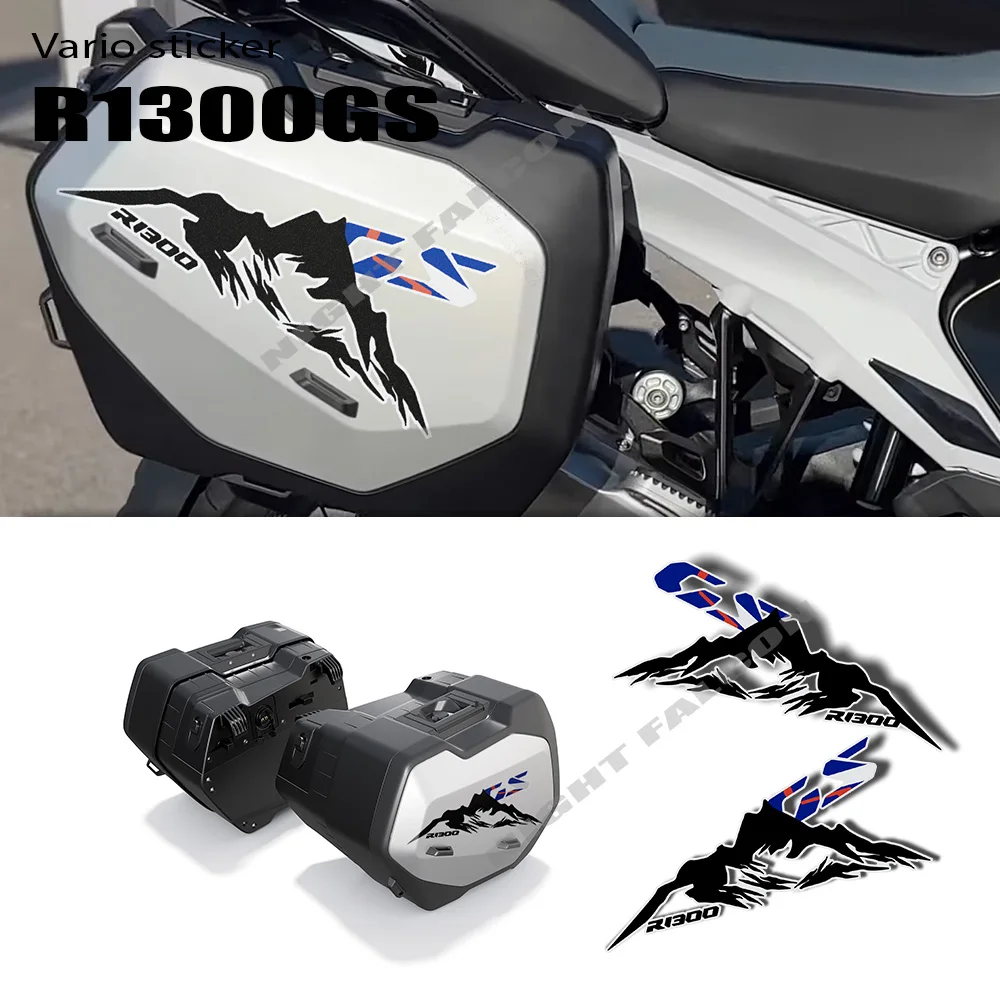 Motorcycle Suitcase Stickers Decal Protective Decal for BMW R1300GS R 1300 GS GS 1300 2024 Option 719 Triple Black Trophy