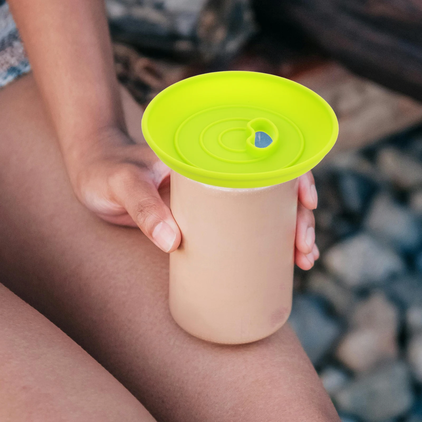 

Reusable Silicone For Cans Food Storage Cup Holder Serving Tray For Beer Can Party Snack Tray Drink Cup Snack Holder