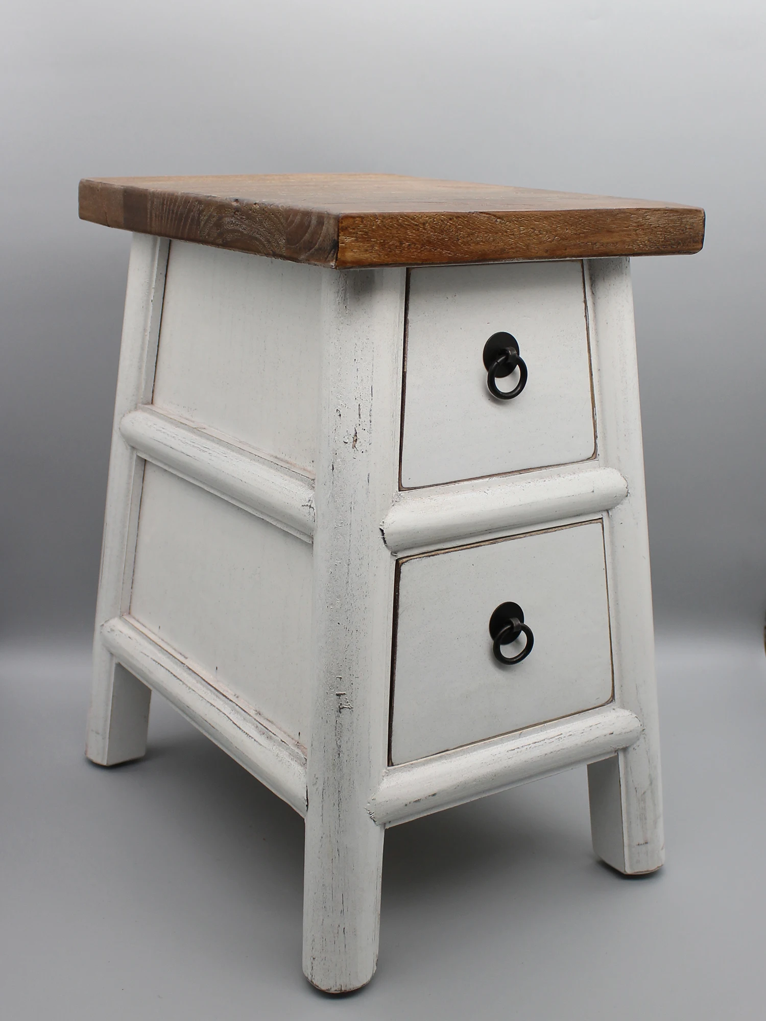 Stool with 2 drawers, small table, small cabinet