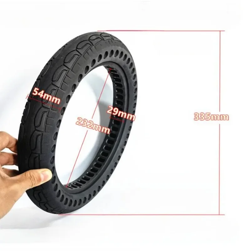 Solid tire 14x2.125 lithium-ion battery substitute driving car non inflatable tire 57-254 hollow double honeycomb solid wheel