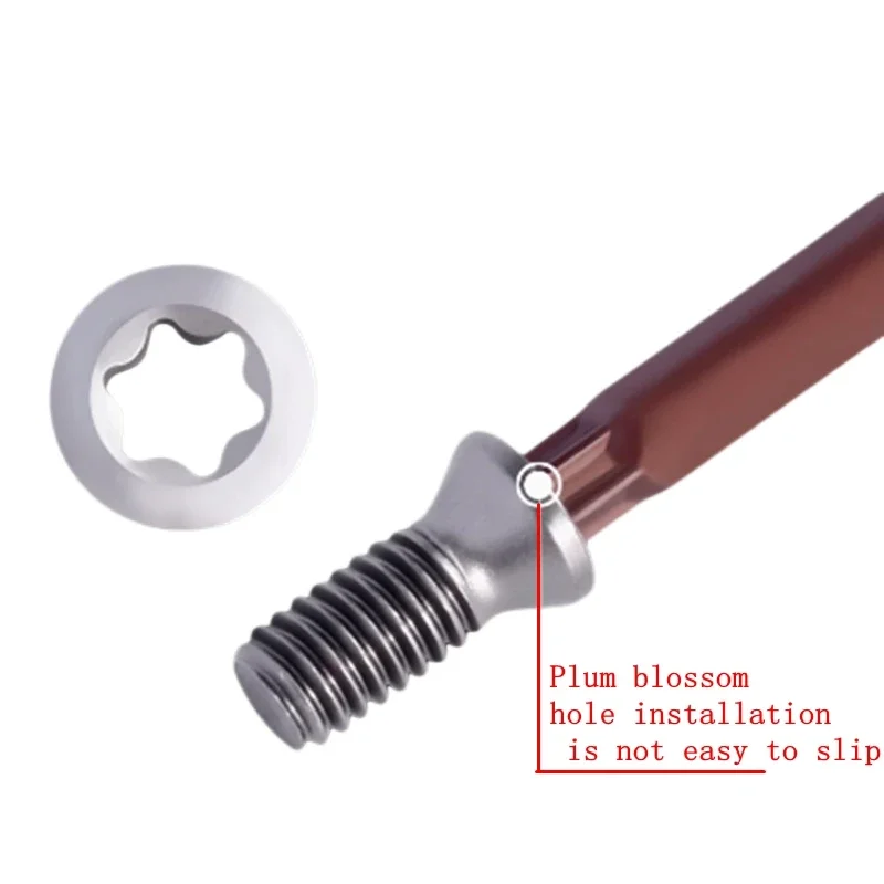 

50pcs~10pcs M2 M2.5 M3 M3.5 M4 M5 M6 CNC Insert Torx Screw for Replaces Carbide Inserts CNC Lathe Tools holder