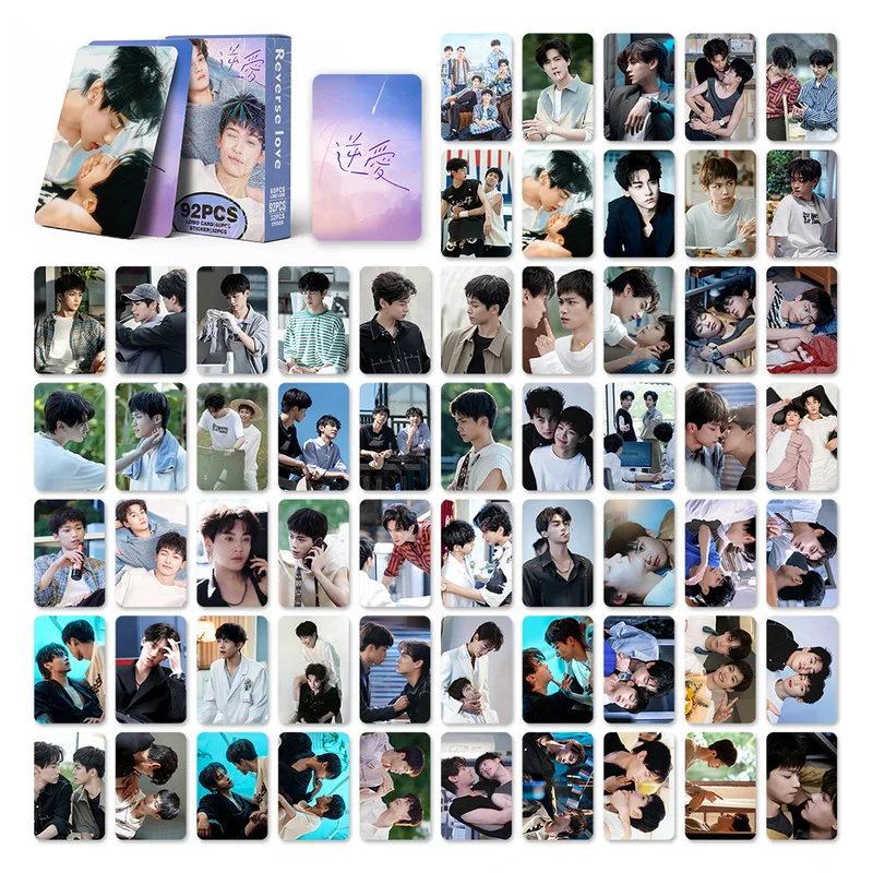 92pcsXiaoka Reverse Love Collection Photo Card Celebrity Merchandise Planner StickersLOMOCard, greeting card, gift card
