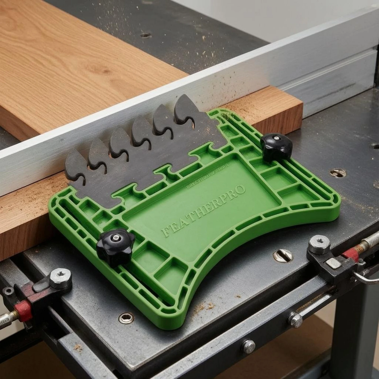 Featherboard Comb-Style Pressure Section Table Saw Featherboard Table Saw Pressing Aid Direction-of-Feed Marking Feather Board - view 2
