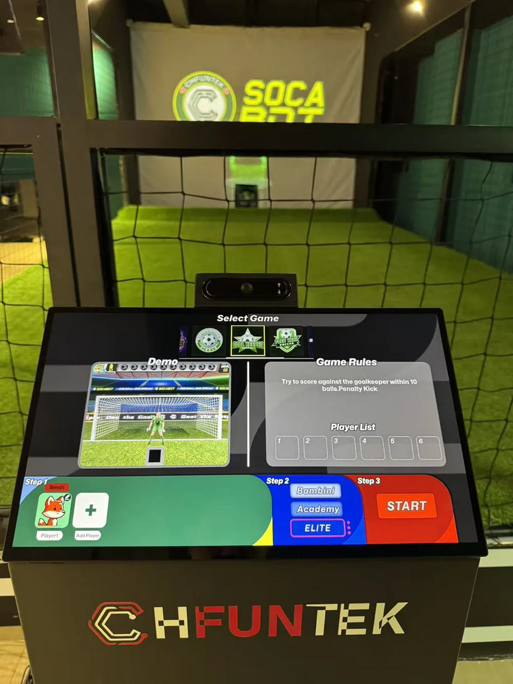 Indoor Football Shooting Training Simulation Football Shooting Game