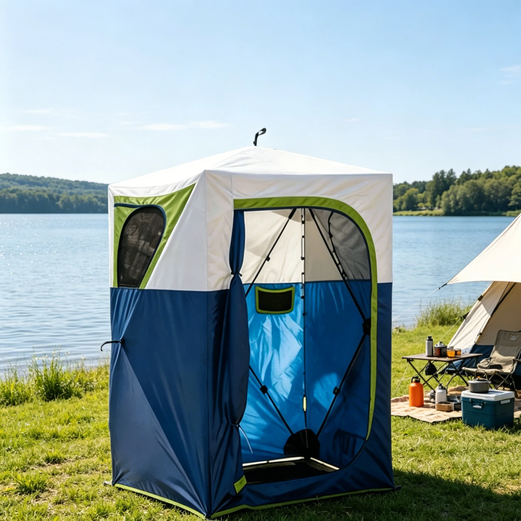 Wholesale Sunshade Awning Shower Tent Light Awning Shower Bath Tent for Seaside Open air Usage