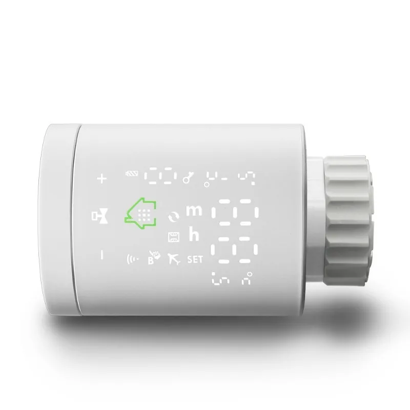 ZEXEF Zigbee Smart Radiator Valve Programmable Thermostatic Radiator Home Temperature Controller Alexa Google Home Voice Control