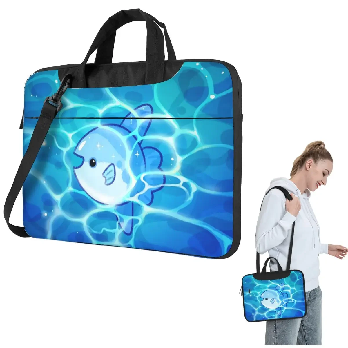 

Como Mola El Mola! (mola Mola Is Cool) Crossbody Laptop Bag Case Computer Bag Resistant Protective Notebook Pouch for Lenovo