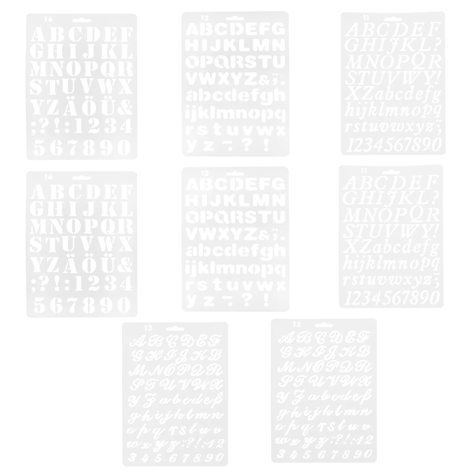 

Painting Template Letter Number Stencils Large Letters Molds Small Alphabet Patterns for Craft Crafts Decorative Wall Dies