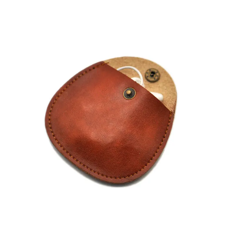 Ultra Slim Pu Leather Coin Purse Mini Coin Key Bag Money Pocket Women Men Simple Small Earphones Kid Pouch