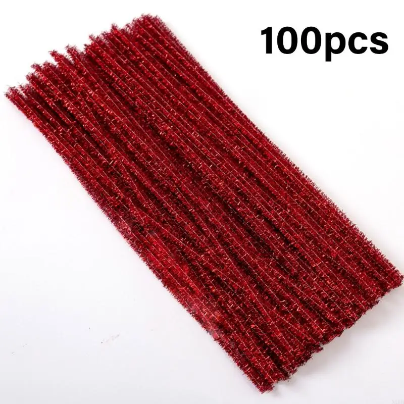 N1HB จำนวนมาก 100pcs ลำต้นขนยาวสำหรับโครงการศิลปะสำหรับเด็ก