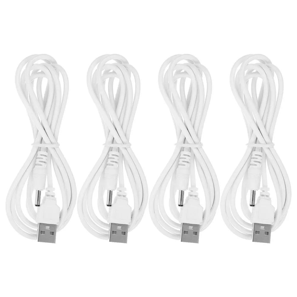 4Pcs USB to Dc Charging Cable 3.5x1.35mm Durable Fast Charging USB Dc Adapter Cable Replacement Instrument Cord