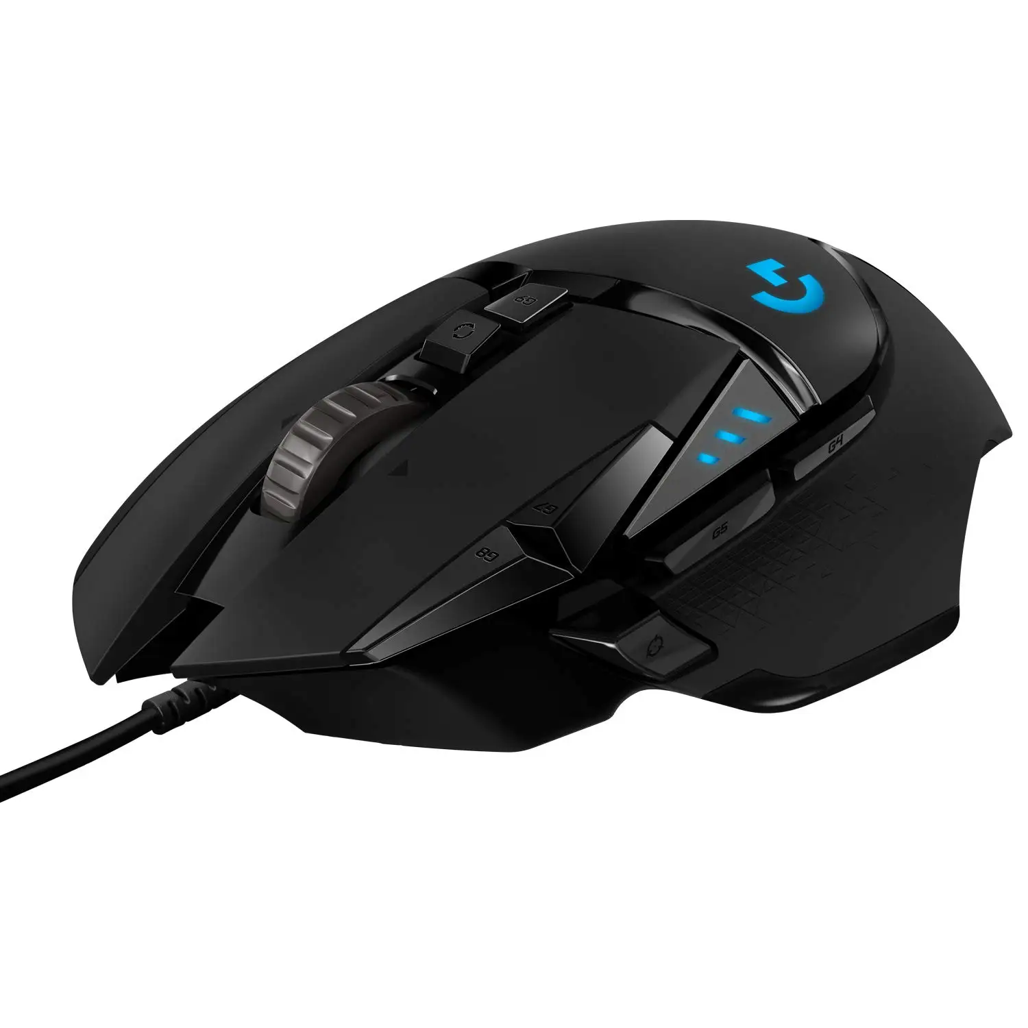 Logitech G502 HERO High Performance Wired Gaming Mouse, HERO 25K Sensor, 25,600 DPI, RGB, Adjustable Weights, 11 Programmable