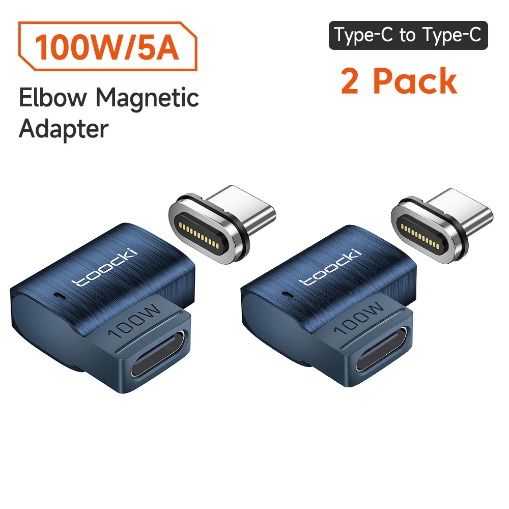 Toocki USB3.0 USB C naar Type C Magnetische OTG Adapter PD 100 W Snel Opladen 5 Gbps Data OTG Converter voor Macbook iPhone 15