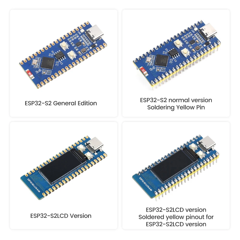 Esp32-S2 Pico LCD 디스플레이 화면 개발 보드, 와이파이 개발 보드, 마이크로 컨트롤러, 싱글 코어, 32 비트, 0.96 인치