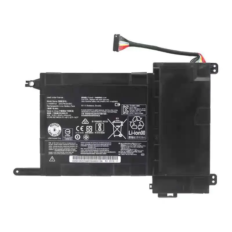 

L14S4P22 L14M4P23 Laptop Battery for Lenovo IdeaPad Y700 Y701 Y700-15ISK Y700-15ACZ Y700-17ISK 5B10H22084 14.8V 60Wh/4050mAh