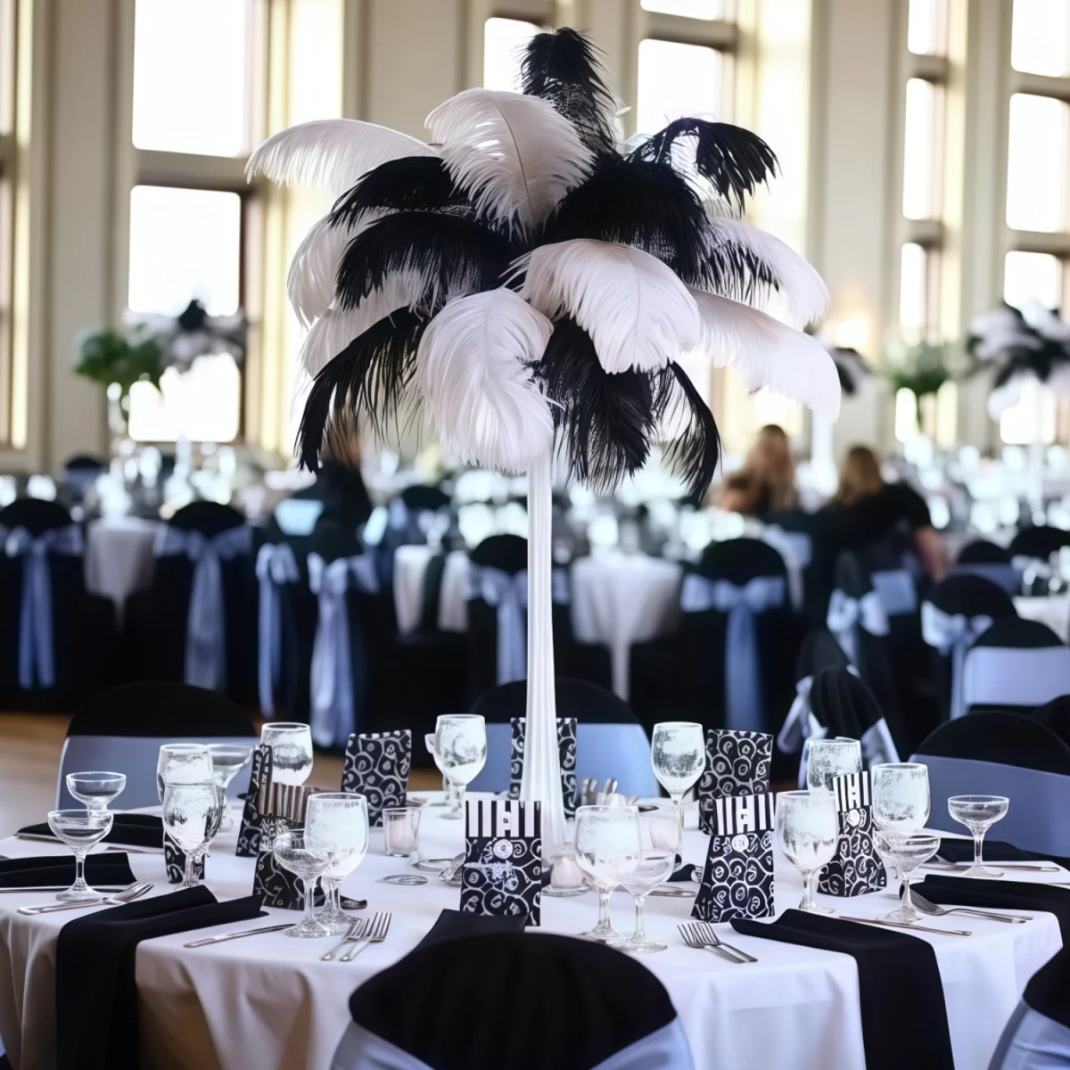 

50-200pcs Natural Ostrich Feathers Bulk 14-16Inch Large White Ostrich Feathers for Wedding Party Centerpieces Home Decor