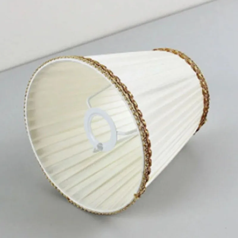 

Golden edge Wall Lampshade decoration, Small Table Lamp Shade Universal Fit Wholesale in large quantities, E14 hole 3cm