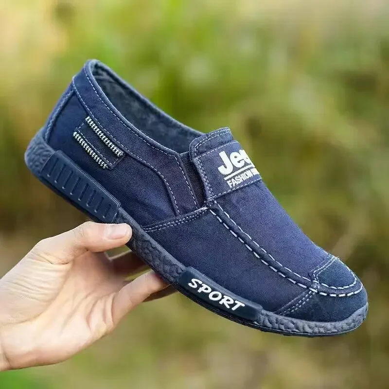 Mode Heren Canvas Schoenen Hardnekkige Heren Casual Schoenen Comfortabele Heren Flats Ademende Casual Sneaker Man Erkek Ayakkabı