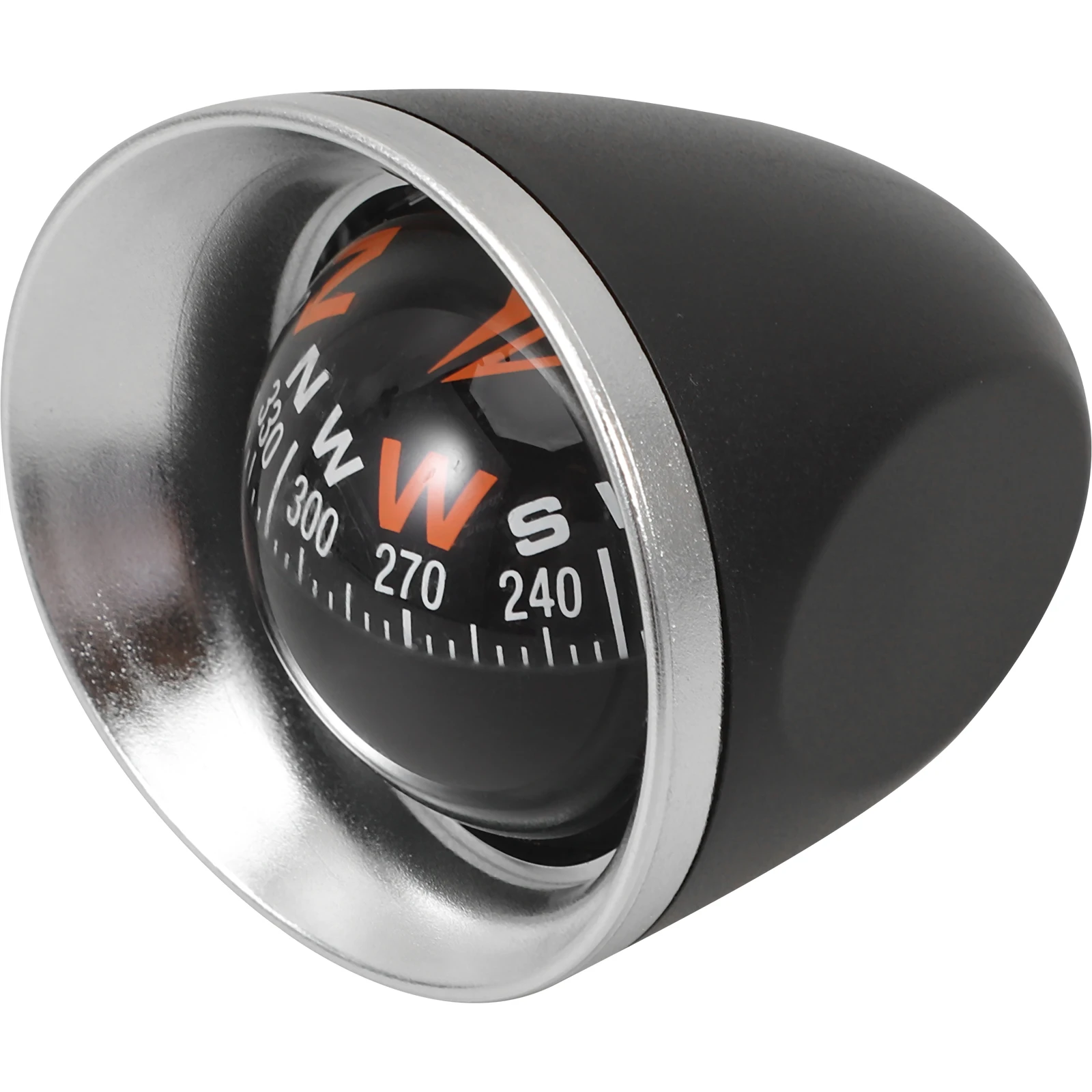 سيارة البوصلة الكرة المجال شكل السيارات لوحة القيادة لاصق جبل البوصلة أداة الملاحة لسيارة قارب شاحنة ديكور ملاحة السيارة