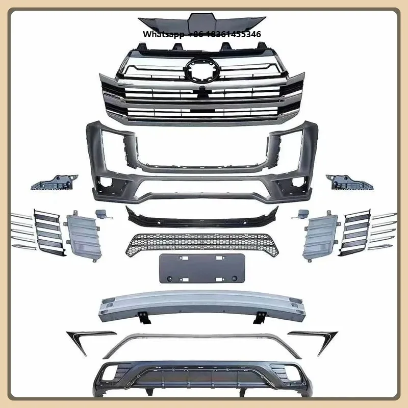 

For Highlander 2015-2017 2018-2021 Upgrade Body Parts Facelift Body Kit Modified Car Accessories