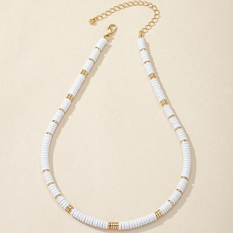 

Acrylic Beaded Necklace Simple Fashionable Design Clavicle Chain New Necklaces Wholesale
