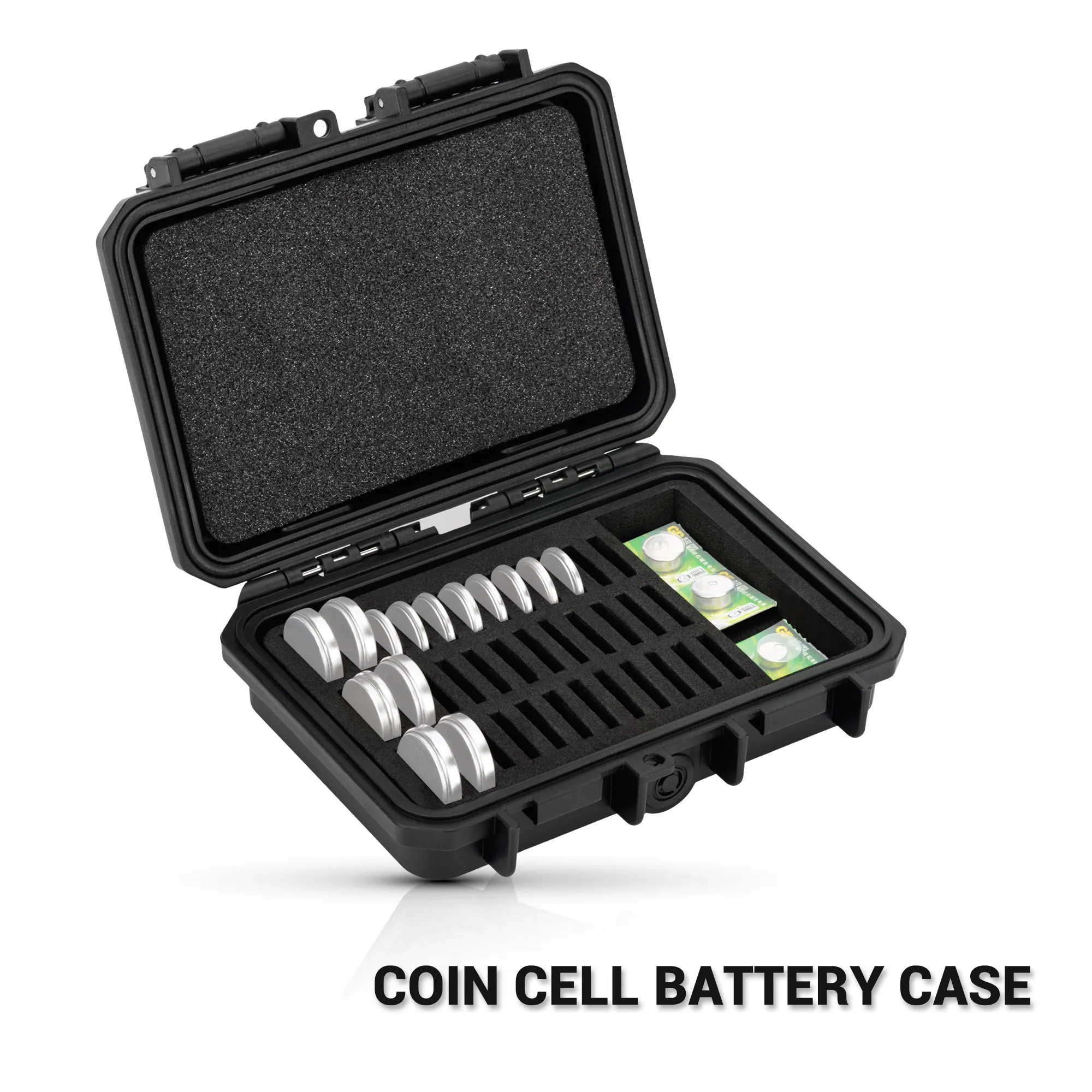 36 Slots Coin Battery Container Box For CR2016, CR2025, CR2032,CR2320,CR2325,CR2330,CR2335,CR2354,CR2412,CR2430,CR2450,LR44,LR41