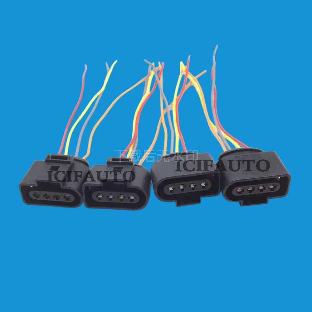 4 x conector de bobina de encendido arnés enchufes cableado para Audi A4 VW 1J0973724, 07K905715F, 06H905115B, 06E905115E