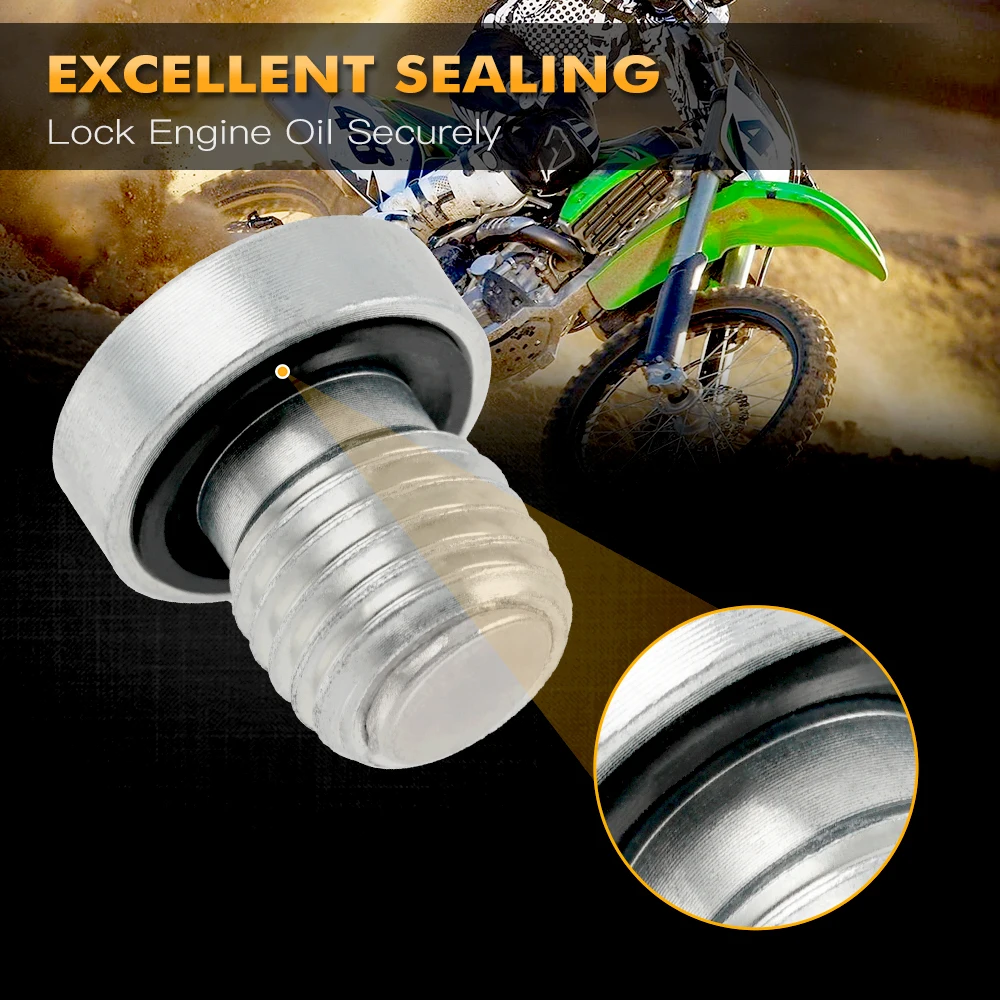 M12XP1.5 المغناطيسي النفط عموم استنزاف الترباس لكاواساكي KLR650 هوندا CR125R CR250R XR600R XR650R XR650L CR500R لياماها YZ250 YZ125