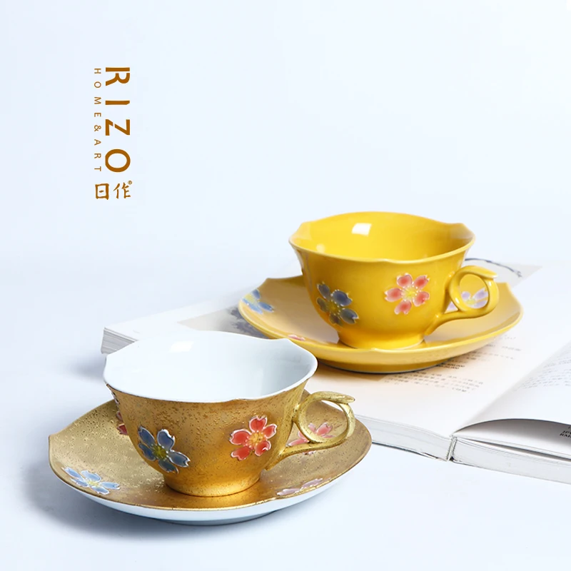 Handcrafted Ceramics, Hand-Painted Ral Patterns, Coffee Cups, Black Tea Plates, Gift Boxes From Japan's Arita Yaku