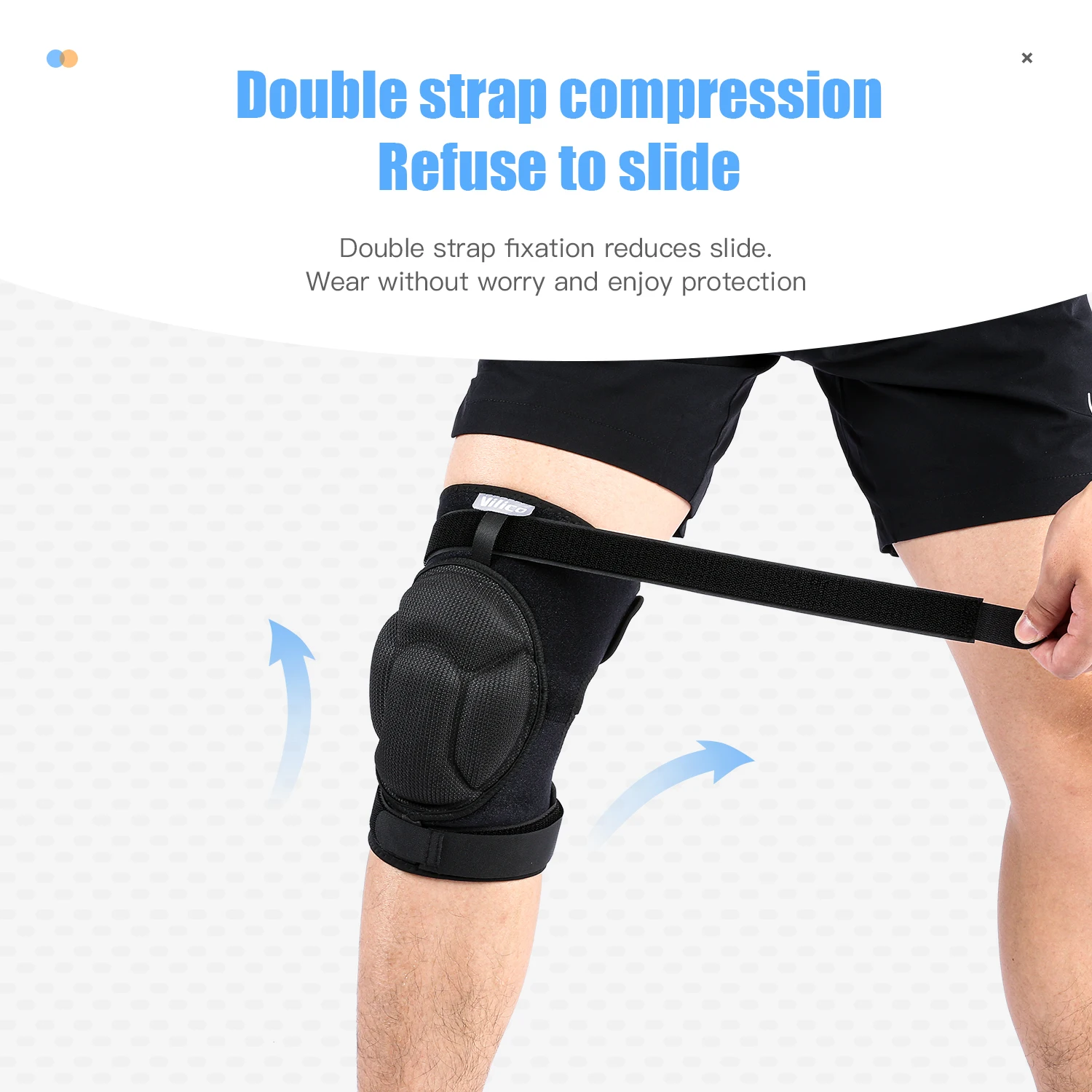 Pressure strap protection Sports Thickening Knee Pads Volleyball Extreme Sports Kneepad Brace Support Anti collision ElasticKnee