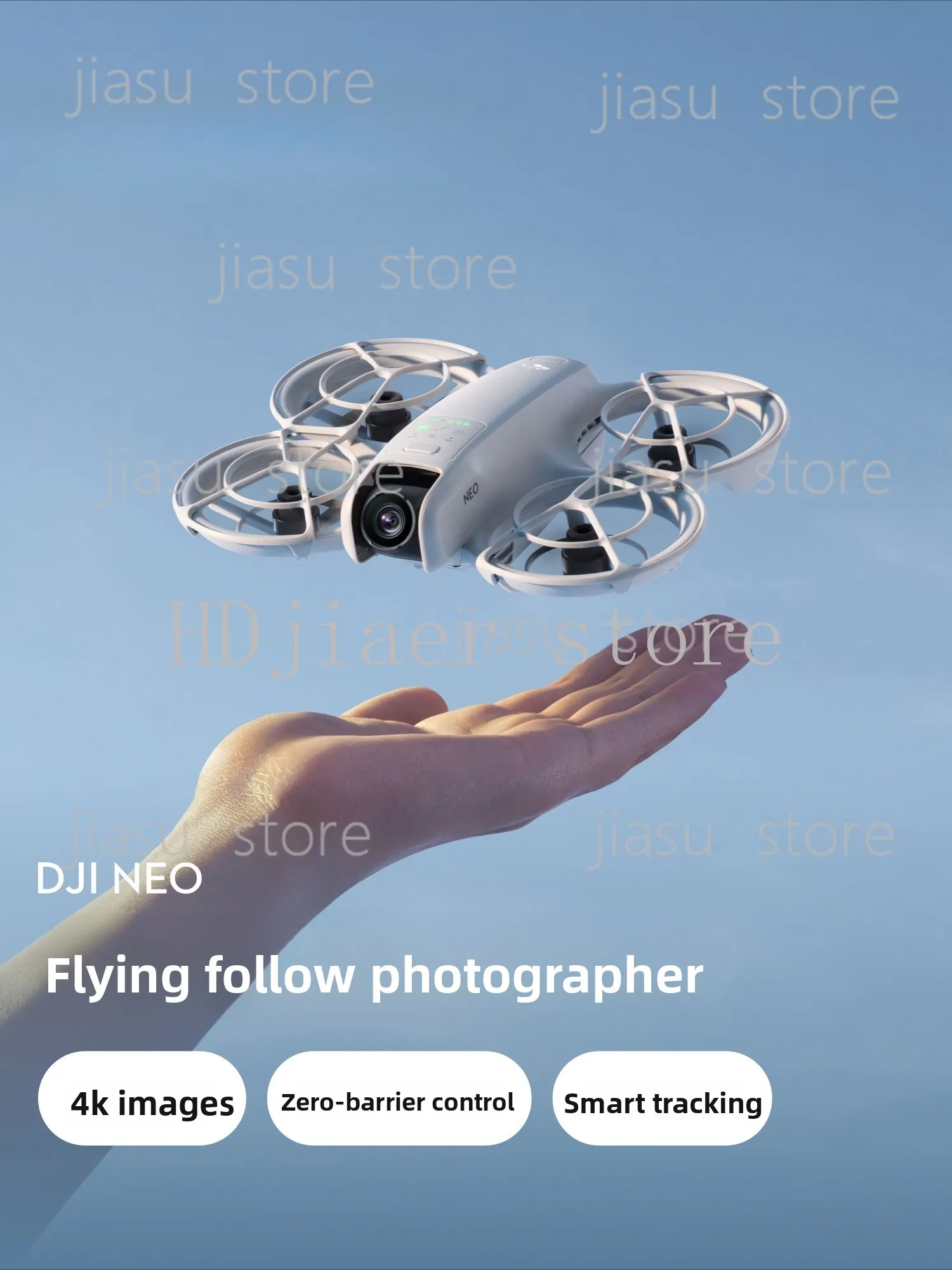 

Neo HD 4K Handheld Vlog Aerial Photography Beginner Entry-level Outdoor Camping Travel Smart Follow-up Flight Camera