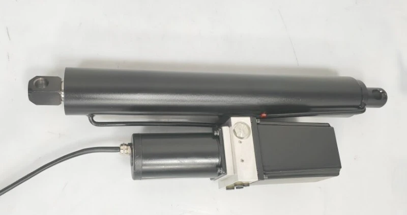 DC Motor 24v48v60v72v Large Thrust Electro-hydraulic Cylinder, Hydraulic Push Rod Forklift Cylinder